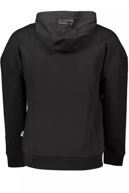 Plein Sport Black Cotton Men Sweater