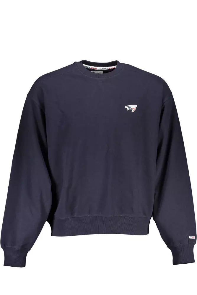 Tommy Hilfiger Blue Cotton Men Sweater