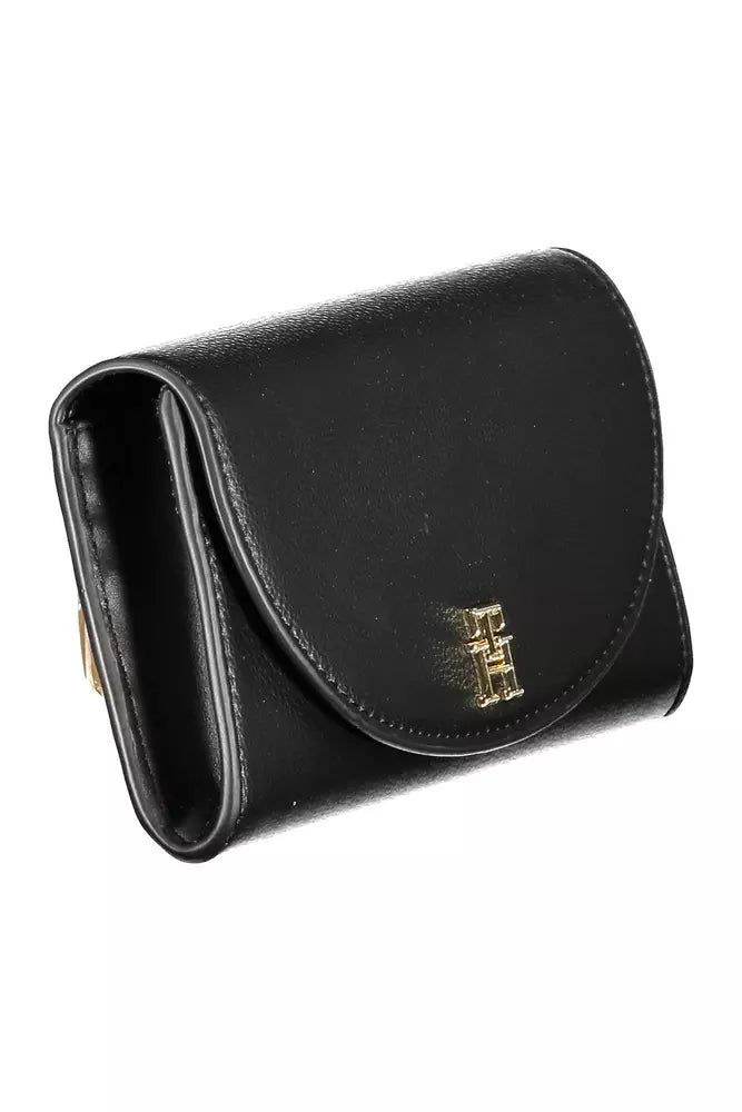 Tommy Hilfiger Black Polyethylene Women Wallet