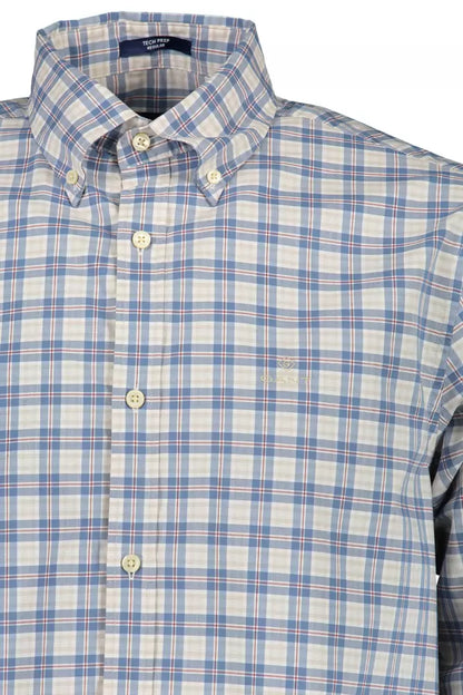 Gant Blue Cotton Men Shirt