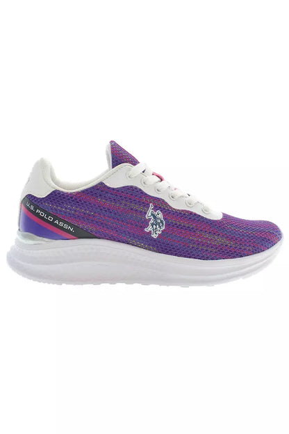 U.S. POLO ASSN. Purple Polyester Women Sneaker