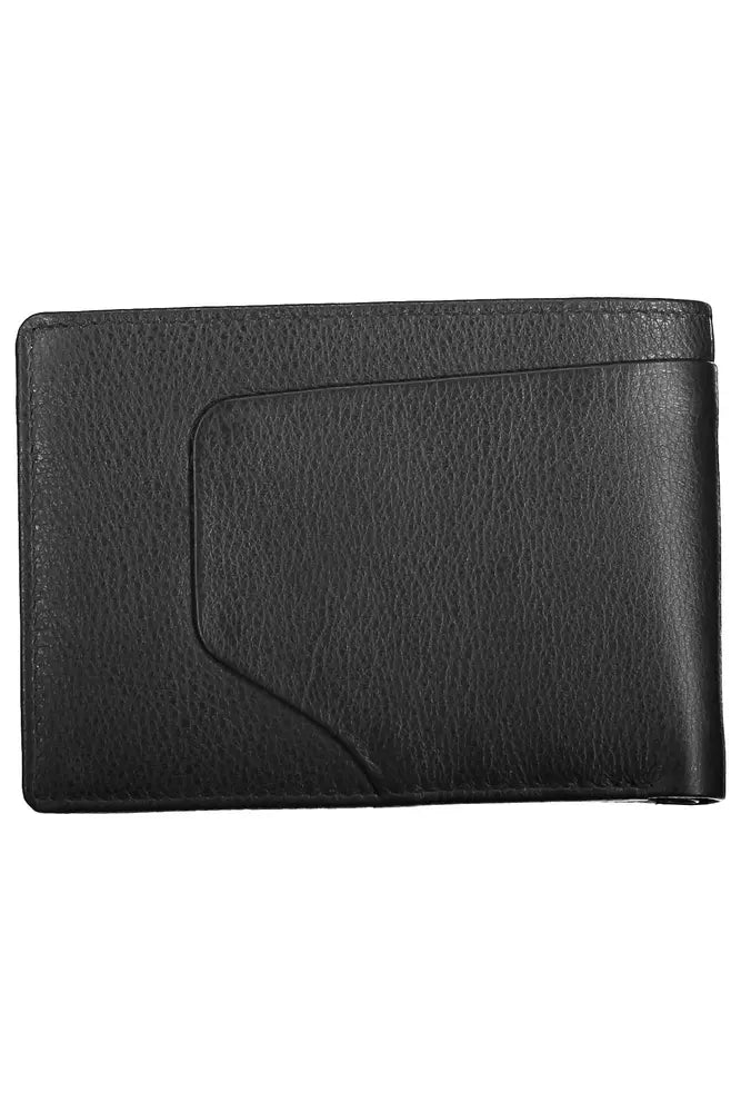 Piquadro Black Leather Mens Wallet