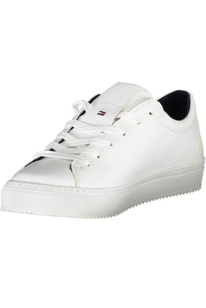 Tommy Hilfiger White Synthetic Women Sneaker