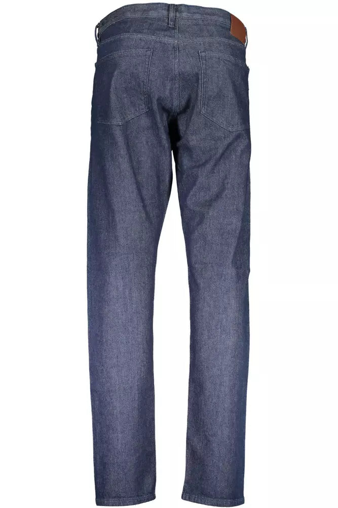 Gant Blue Cotton Men Jeans