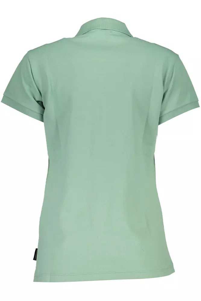 North Sails Green Cotton Women Polo Shirt