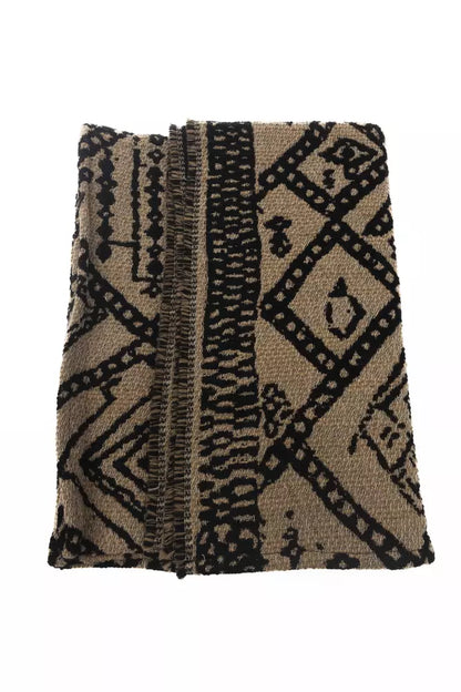 Alpha Studio Scandinavian Jacquard Double-Faced Stole