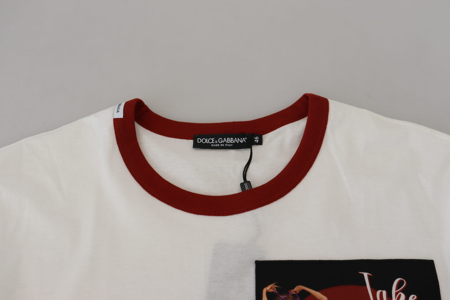 Dolce &amp; Gabbana Elegant White Crewneck Cotton T-Shirt