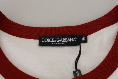 Dolce &amp; Gabbana Elegant White Crewneck Cotton T-Shirt