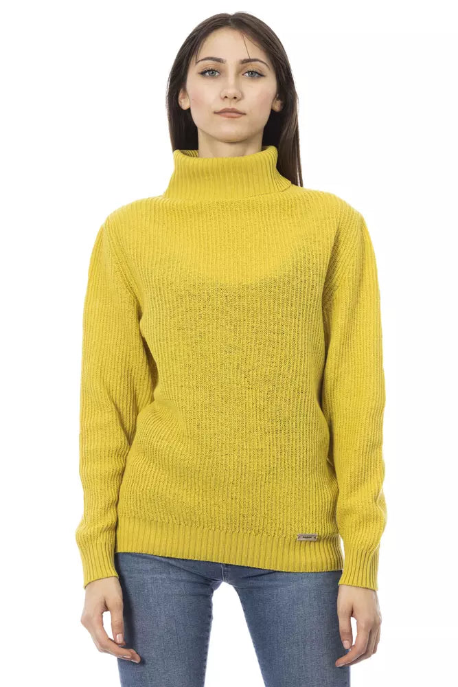 Baldinini Trend Yellow Wool Women Sweater