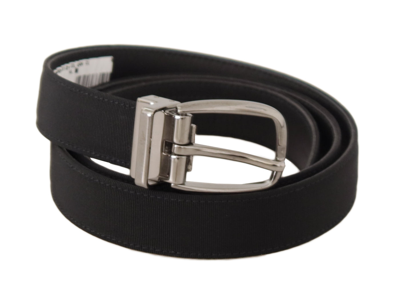 Dolce &amp; Gabbana Elegant Black Leather Designer Belt