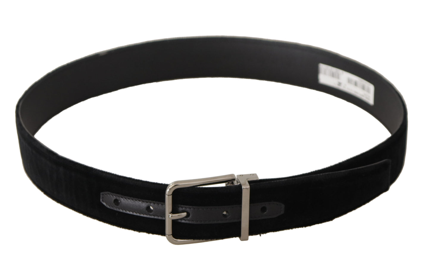 Dolce &amp; Gabbana Sophisticated Velvet Leather Belt