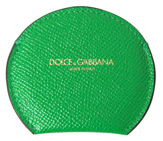 Dolce &amp; Gabbana Elegant Calfskin Leather Mirror Holder