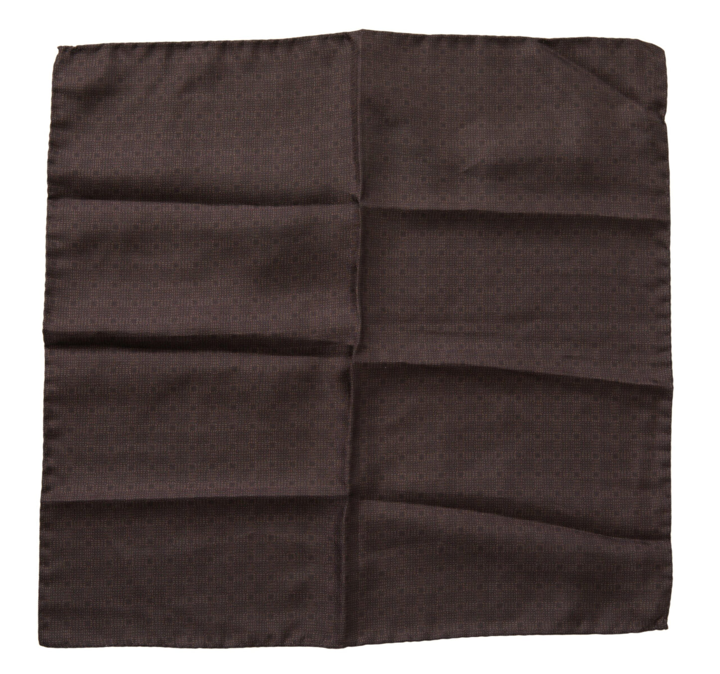 Dolce &amp; Gabbana Elegant Silk Men's Square Scarf in Rich Brown