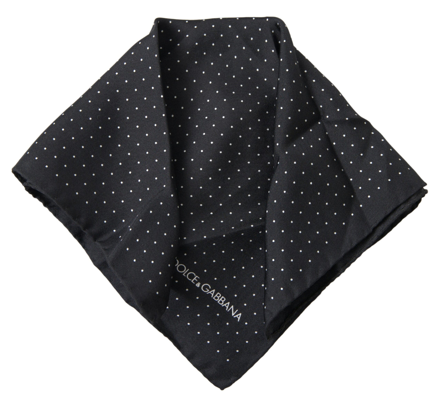 Dolce &amp; Gabbana Elegant Silk Black Men's Square Scarf