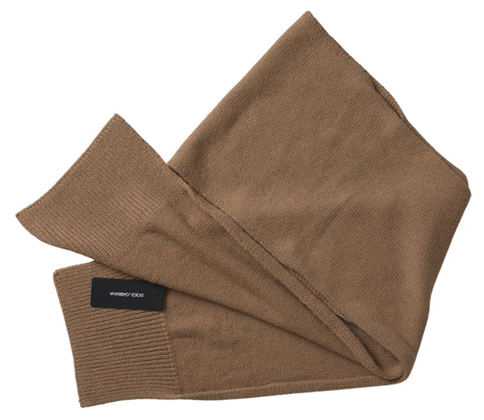 Dolce &amp; Gabbana Elegant Camel Brown Women's Scarf