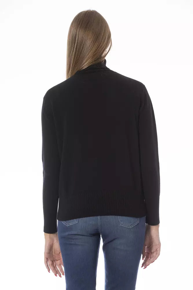 Baldinini Trend Black Wool Women Sweater