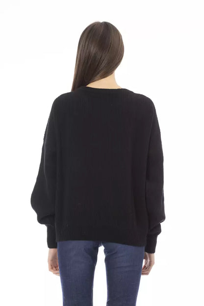 Baldinini Trend Black Wool Women Sweater