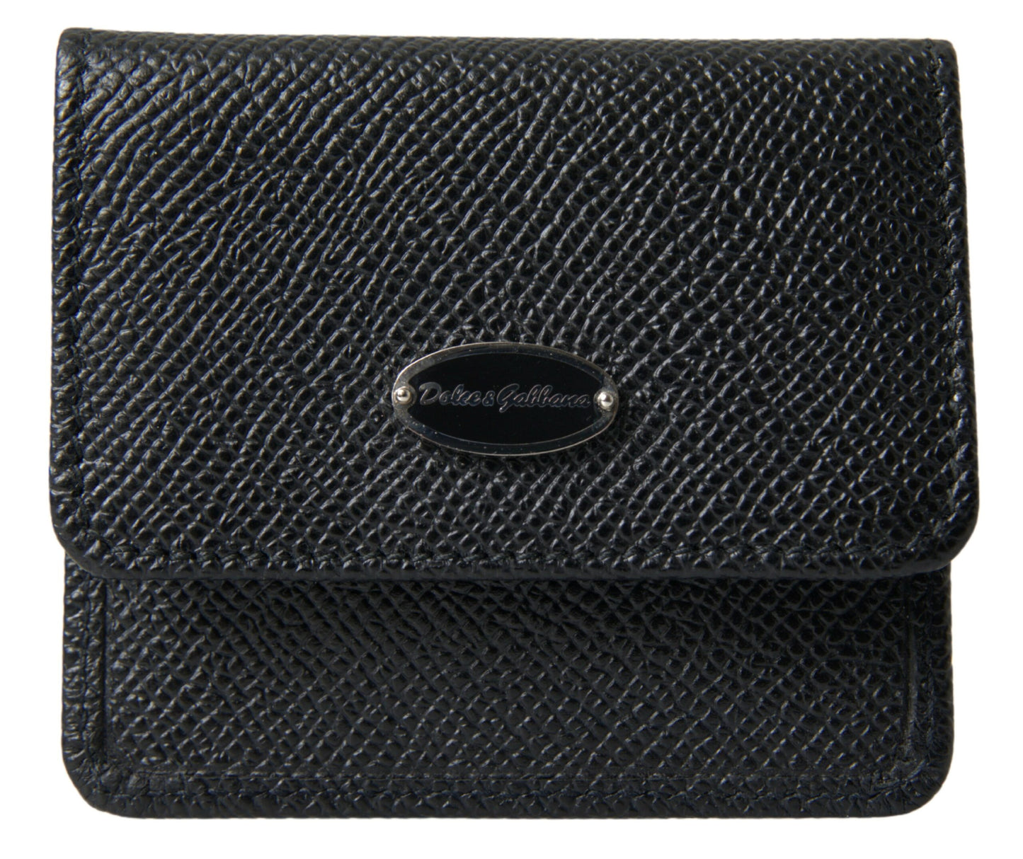 Dolce &amp; Gabbana Elegant Leather Bifold Coin Purse Wallet