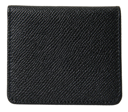 Dolce &amp; Gabbana Elegant Leather Bifold Coin Purse Wallet