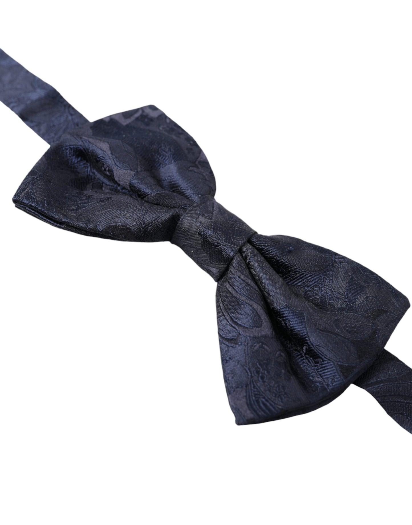 Dolce &amp; Gabbana Elegant Silk Blue Bow Tie