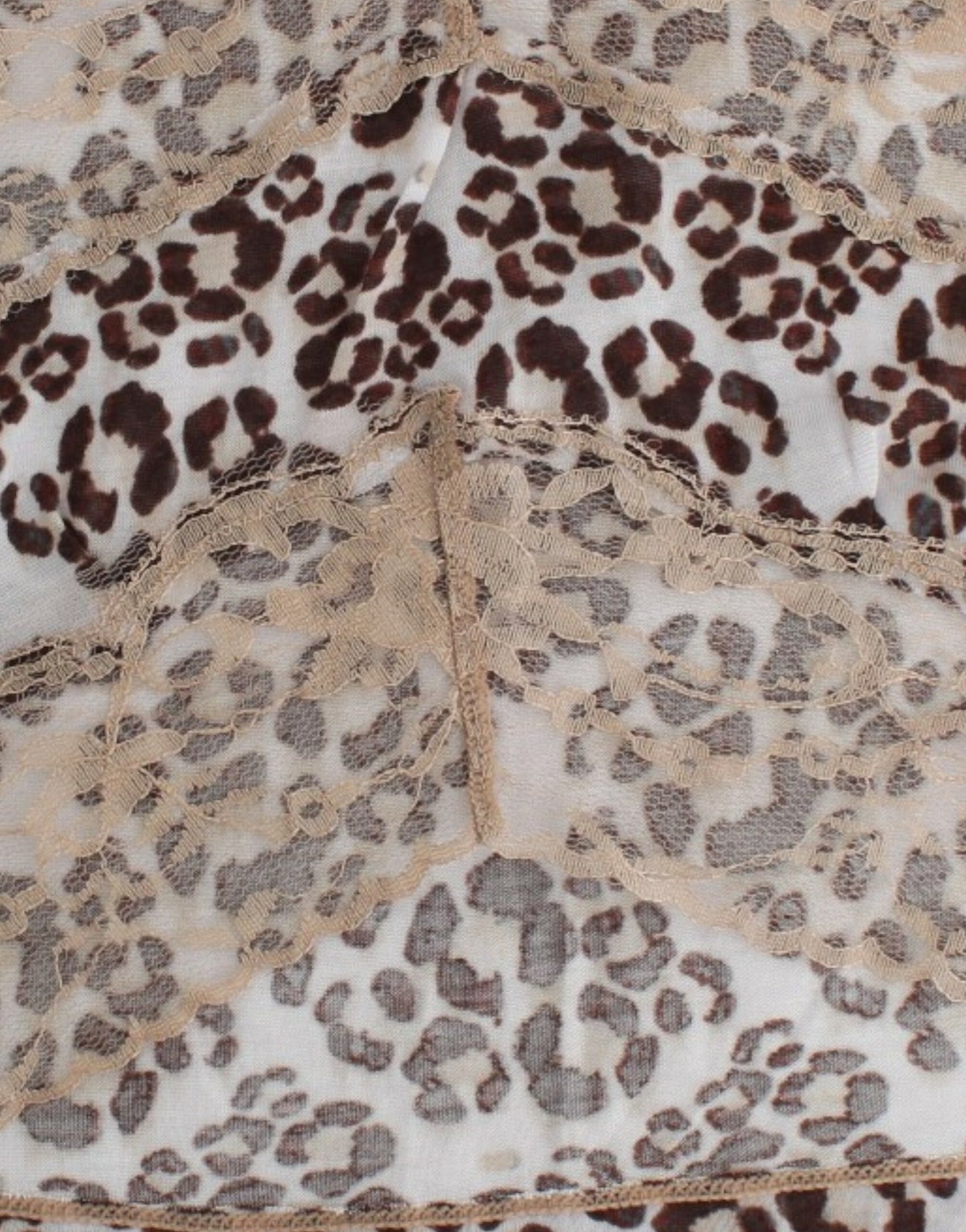 Cavalli Elegant Floral Lace Longsleeve Top