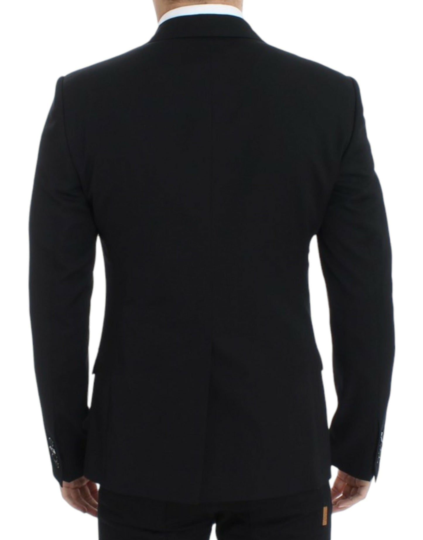 Dolce &amp; Gabbana Black wool slim fit blazer