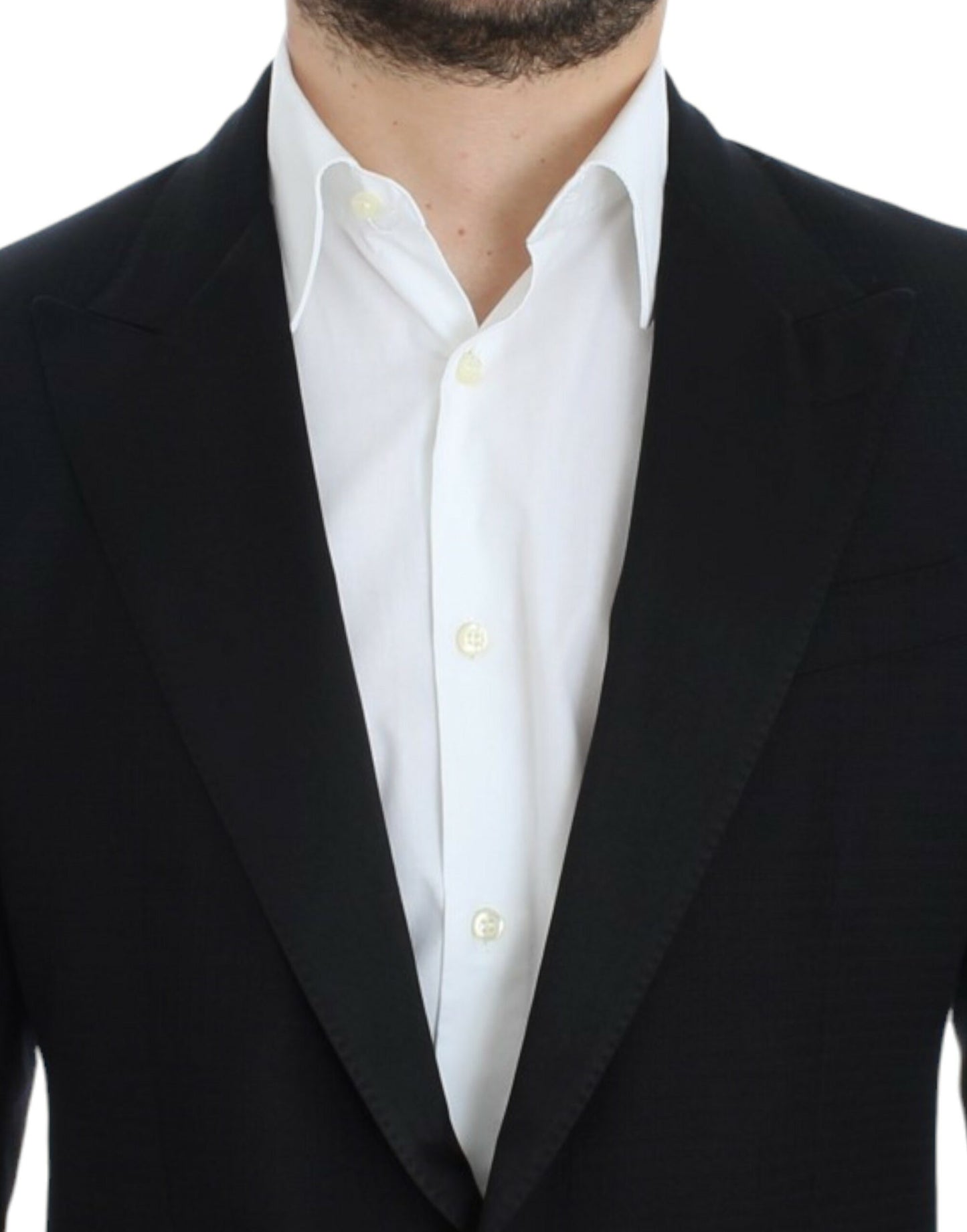 Dolce &amp; Gabbana Black wool silk SICILIA blazer