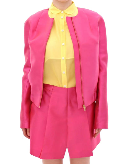 CO|TE Elegant Pink Silk Blend Jacket