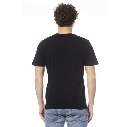 Ungaro Sport Black Cotton Men T-Shirt