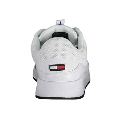 Tommy Hilfiger White Polyethylene Men Sneaker