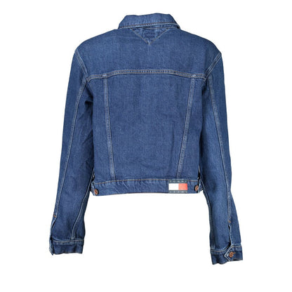 Tommy Hilfiger Blue Cotton Women Jacket