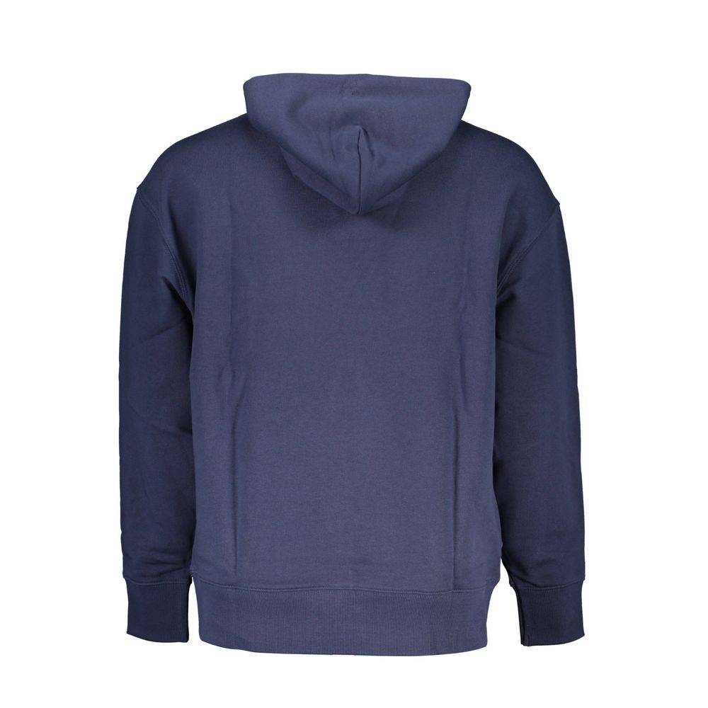 Tommy Hilfiger Chic Blue Hooded Sweatshirt with Logo Detail