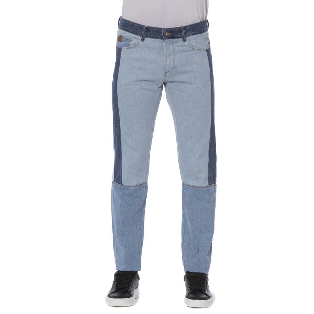 Trussardi Jeans Blue Cotton Jeans &amp; Pant