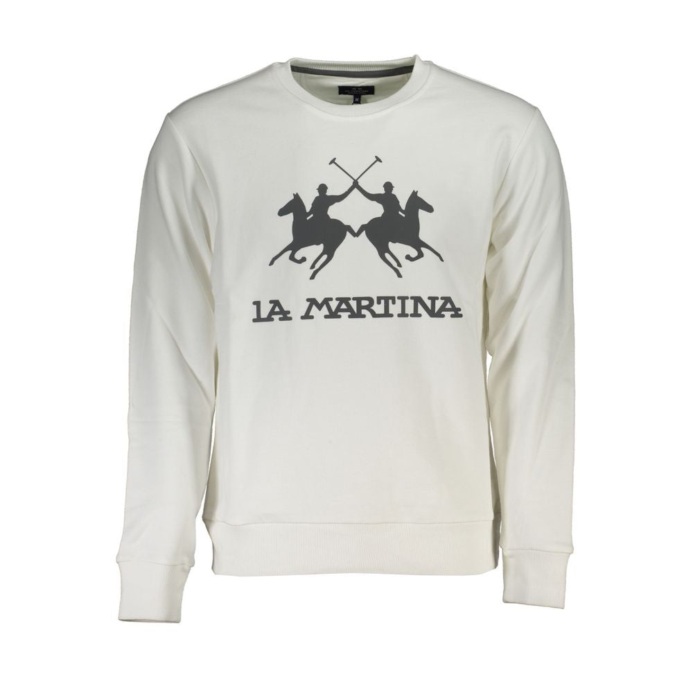 La Martina Elegant Long Sleeved Crew Neck Sweatshirt