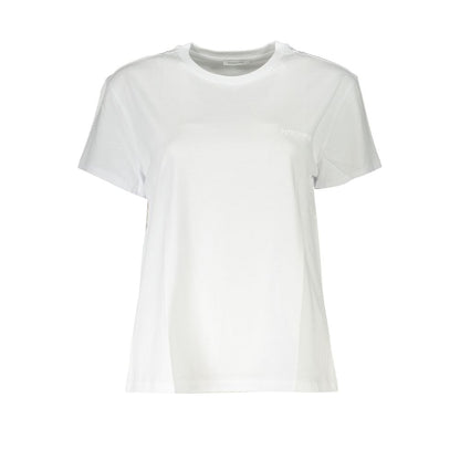 Patrizia Pepe Chic Organic Cotton Crew Neck Tee