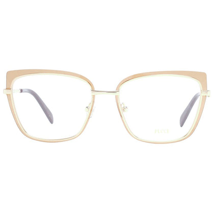 Emilio Pucci Gold Women Optical Frames