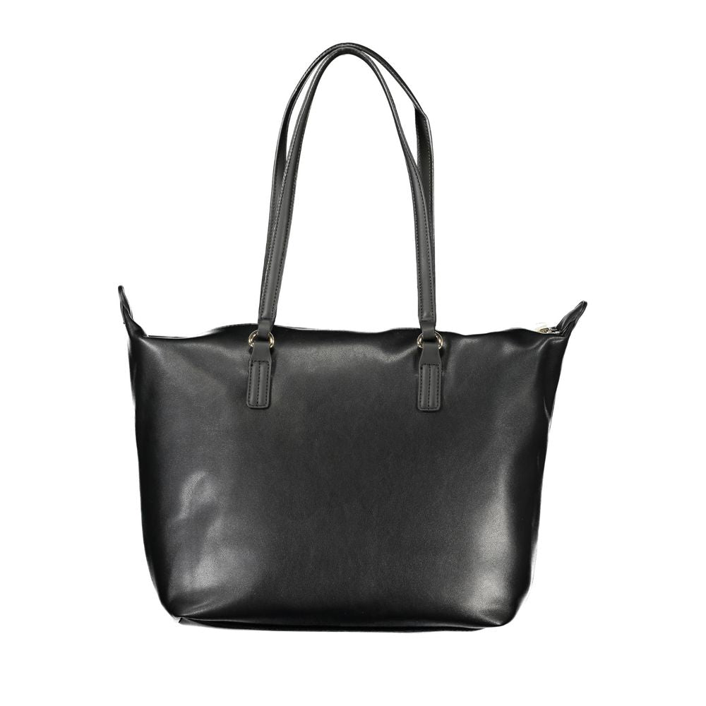 Tommy Hilfiger Black Polyester Handbag