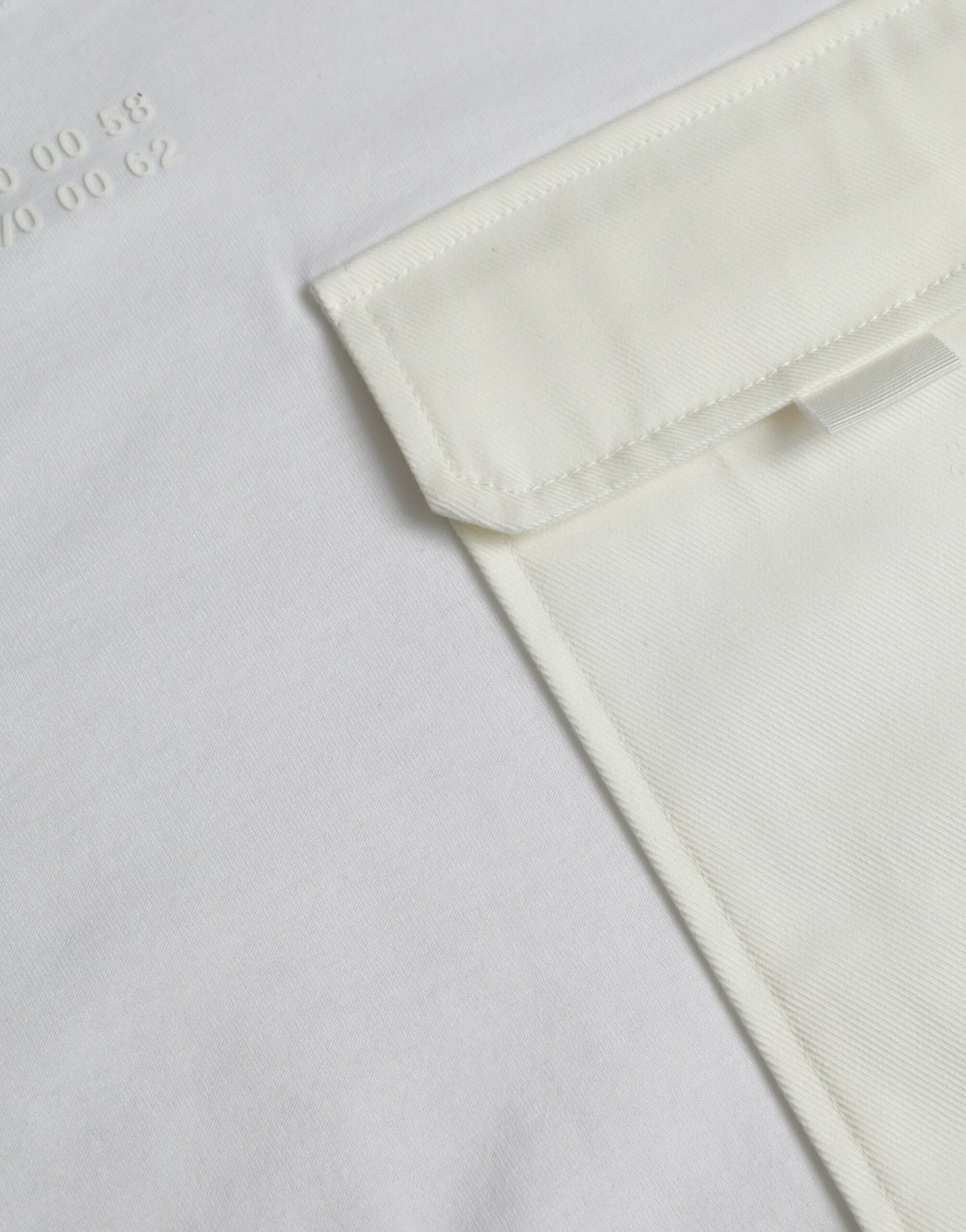 Dolce & Gabbana White Cotton Pocket Short Sleeves T-shirt