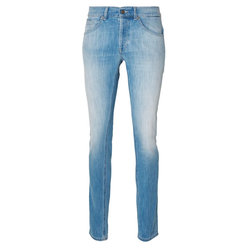 Dondup Sleek Light Blue Stretch Denim for Men