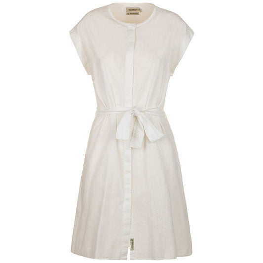 Fred Mello White Cotton Women Dress