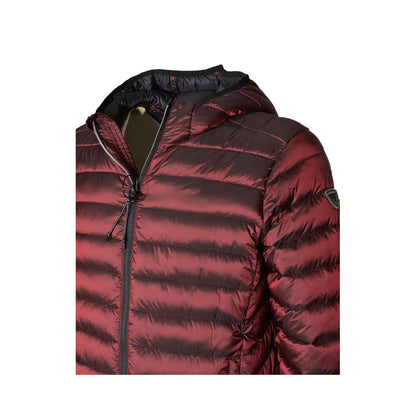 Fred Mello Elegant Pink Padded Jacket with Hood