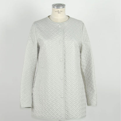 Emilio Romanelli White Polyester Women Jacket