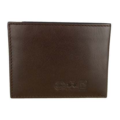 La Martina Brown Leather Men Wallet