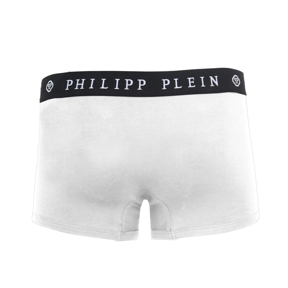 Philipp Plein White Cotton Men's Boxer