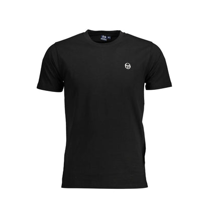 Sergio Tacchini Black Cotton T-Shirt