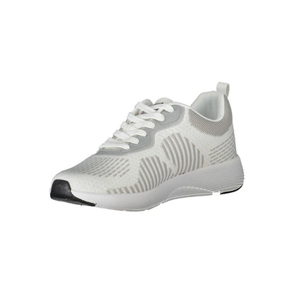 Carrera White Polyester Sneaker