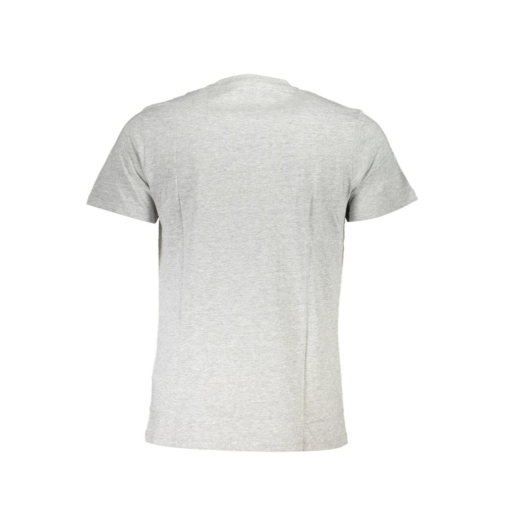 Cavalli Class Gray Cotton T-Shirt