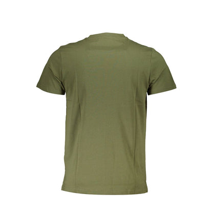 Cavalli Class Green Cotton T-Shirt