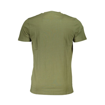 Cavalli Class Green Cotton T-Shirt