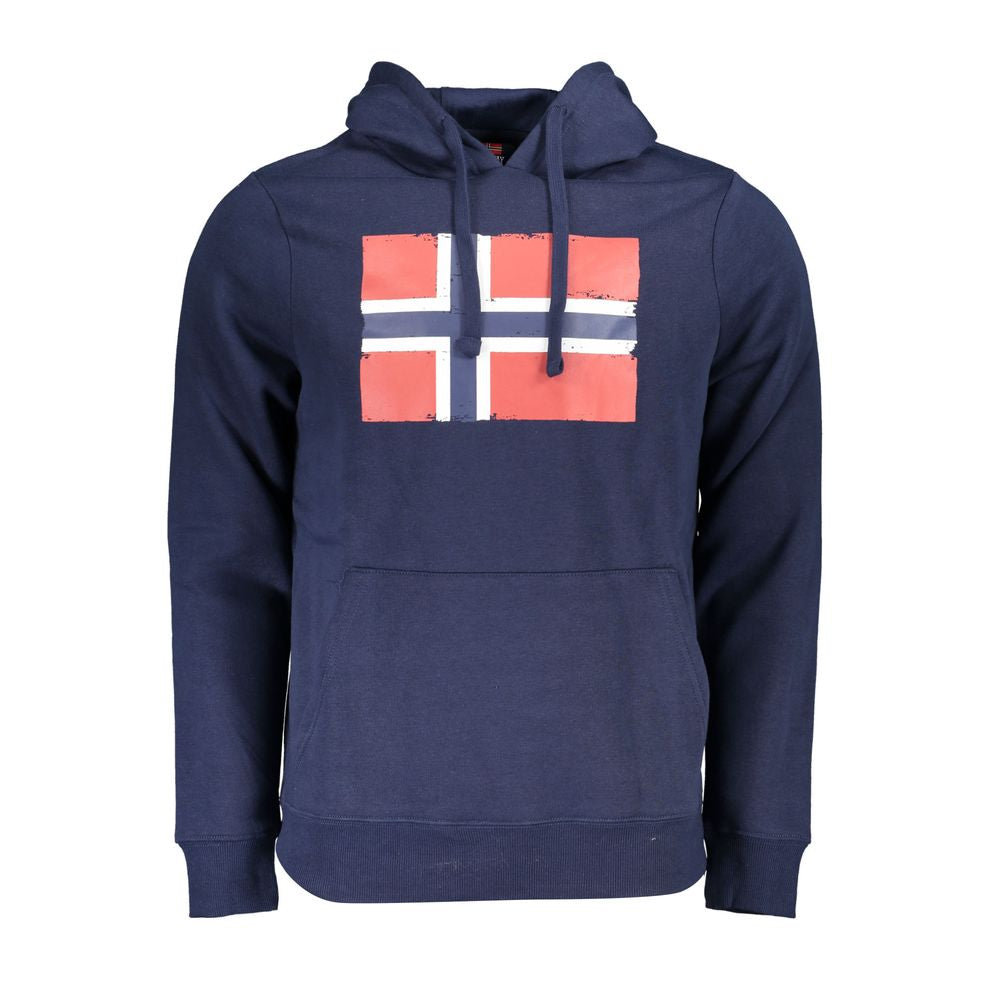 Norway 1963 Blue Cotton Sweater